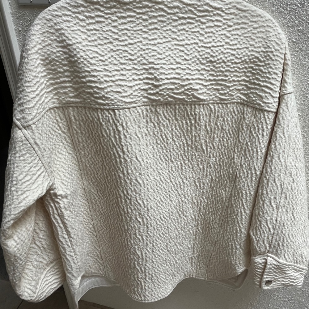 IRO Rosana oversized cream textured jacket size 36 - Picture 5 of 10